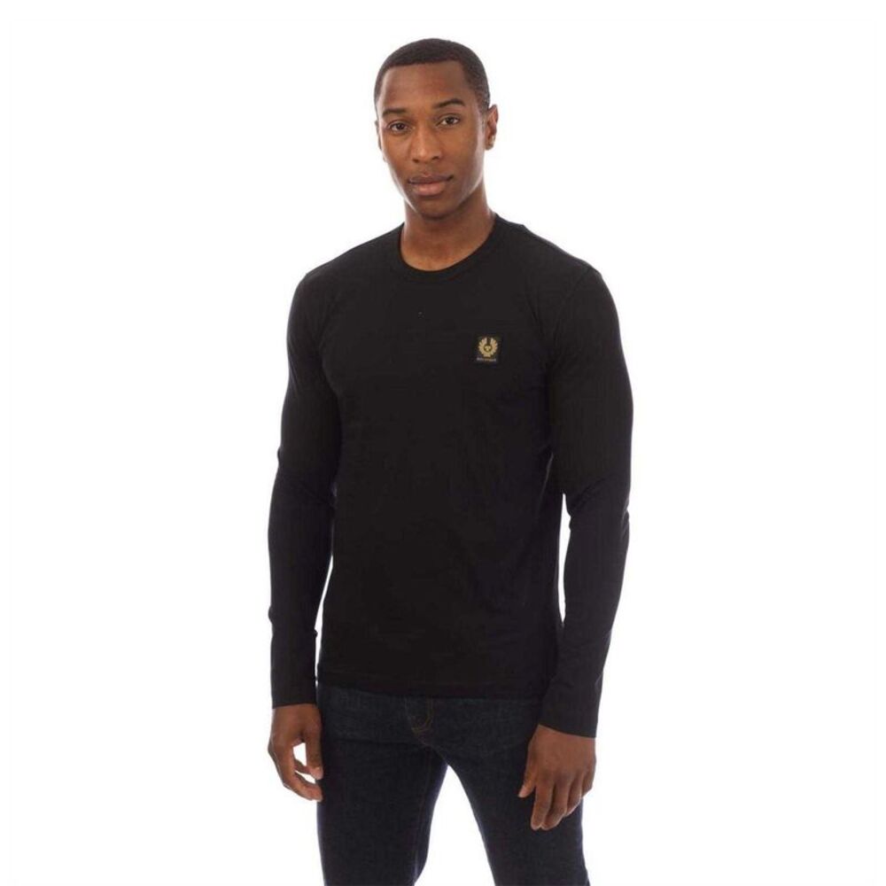 Belstaff Mens Slim Long-Sleeved T-Shirt / Black